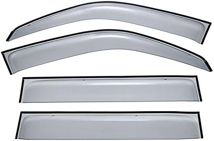 WellVisors Window Visors Wind Deflectors Compatible with Toyota 1998-2007 Land Cruiser Premium Series Rain Guards 3-847TY019