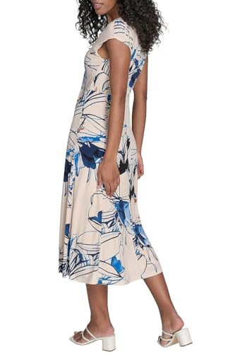 Robe extensible Calvin Klein en maille imprimée haut de gamme