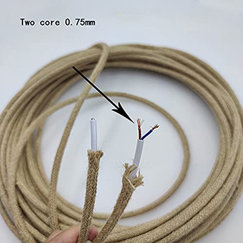 DRESS - Cavo Elettrico Trecciato Rivestito In Tessuto 2X0,75 1 Mt TR11 MARRONE | Leroy Merlin - Foto 2