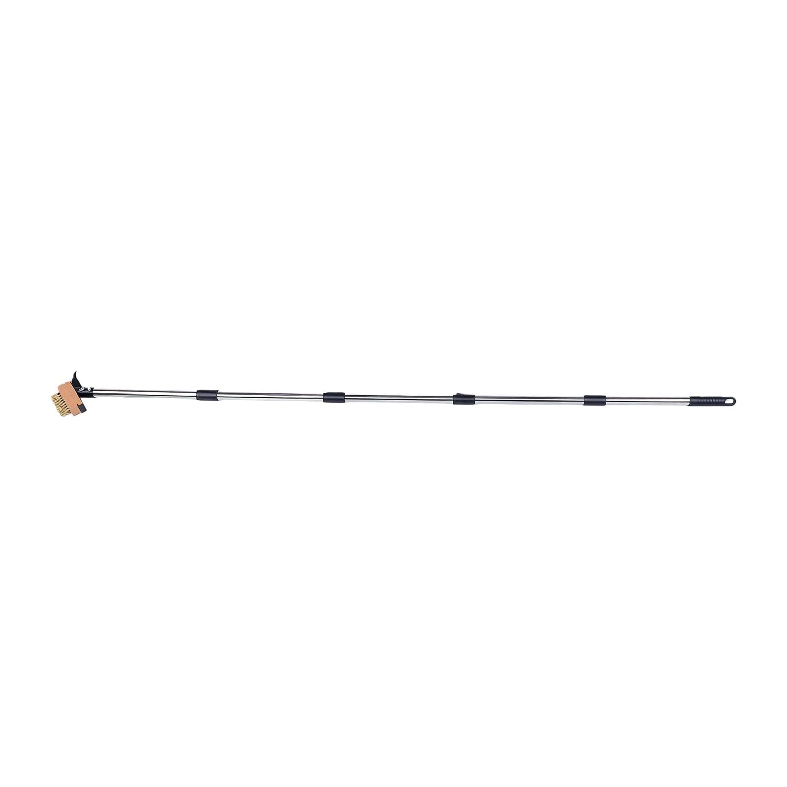 ZJchao Brosse de Désherbage à Long Manche, Brosse de Jardin Réglable