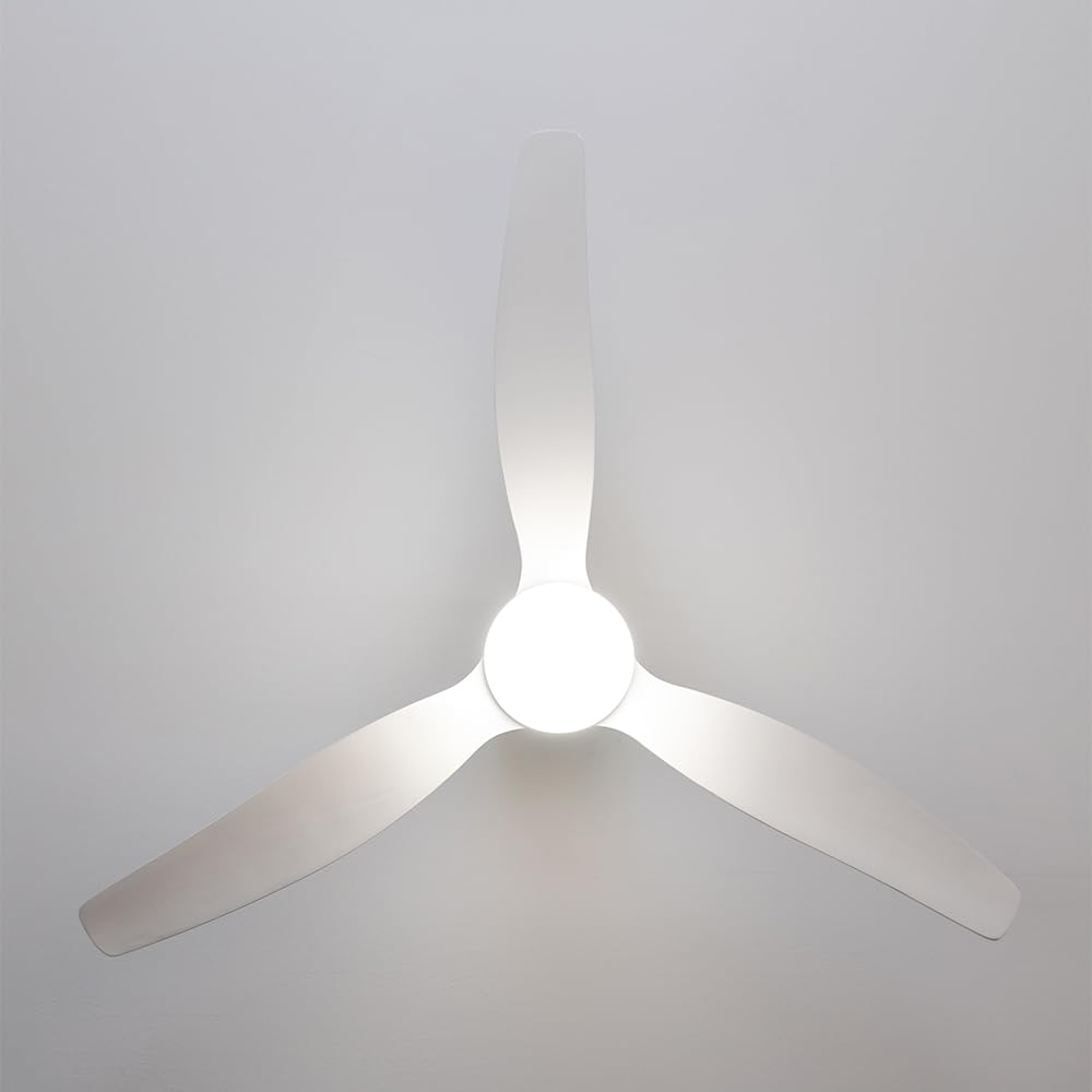 Cecotec EnergySilence Aero 5600 Classic Deckenventilator mit Licht und Fernbedienung, 40 W, 3 Flügel, LED-Licht, Timer, 6 Geschwindigkeiten, Winter/Sommermodus
