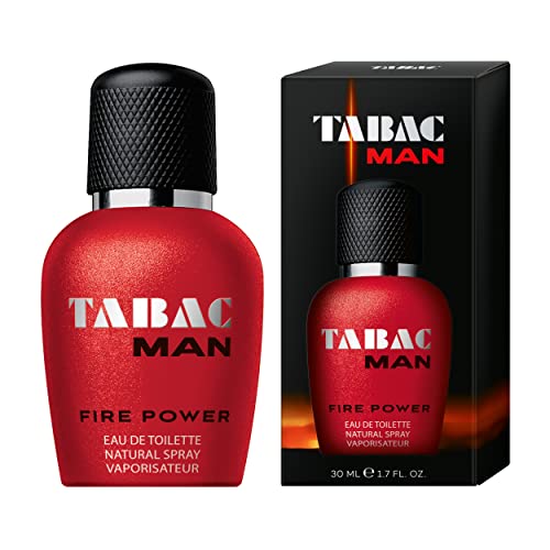 Tabac® Man Fire Power | woda toaletowa – energetyzująca – wyrazista – wybuchowa – zbliżona męskość i siłę, uwięziona w zapachu dla poszukiwaczy przygód | 30 ml Natural Spray