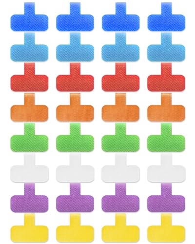 Etiquetas multicolor para escribir en cables y acabar con el desorden informático