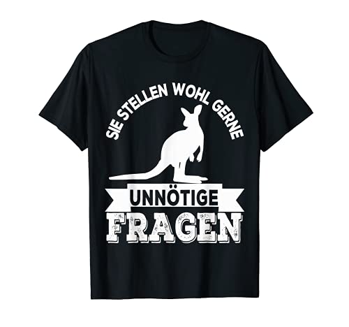Te gustaría plantear preguntas innecesarias de canguro. Camiseta
