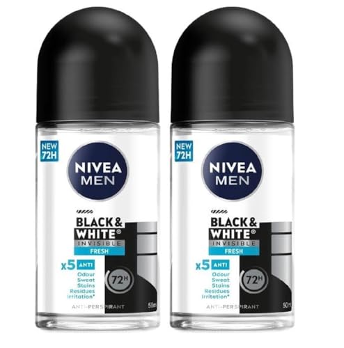 Nivea men roll-on deodorant - black & white