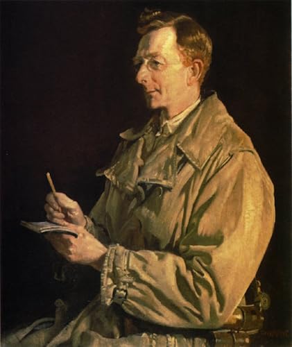 Toile George Lambert pour décoration salon | Portrait Charles Ew Bean 60x90