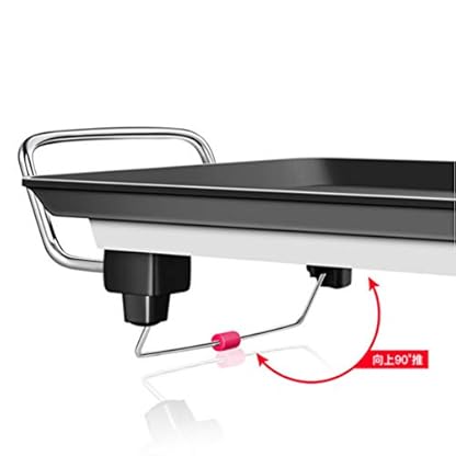 WANGLXFC Sicherheit Elektrischer Teppanyaki Tischgrill, Antihaft Grillplatte Mit Einstellbarer Temperatur, Grill… – Bild 5