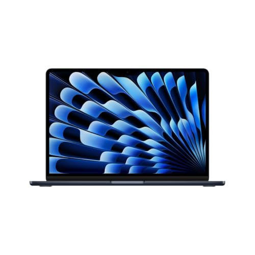 Apple 13-Inch MacBook Air: Apple M3 Chip with 8-Core CPU and 8-Core GPU, 16GB, 256GB SSD - Midnight
