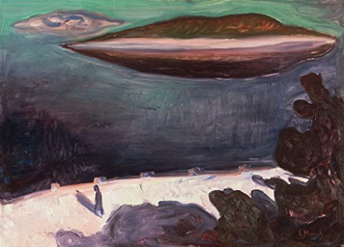 Cuadro de Edvard Munch en lienzo de 60x90cm para renovar las paredes vacías del dormitorio