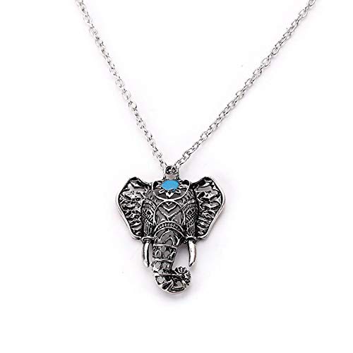 Preisvergleich Produktbild Ogquaton Frauen Halskette niedlichen Elefanten Anhänger Halskette Schmuck für Frauen Neujahr langlebig und nützlich
