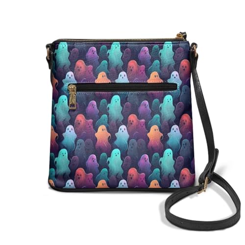 Image of Leather Purses for Women, Leather Hobo Bags for Women Travel Sling Purse Triple Zippered Pockets Shoulder Bag