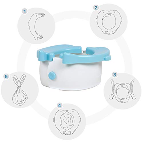 Assento de vaso sanitário dobrável portátil para crianças da Artibetter