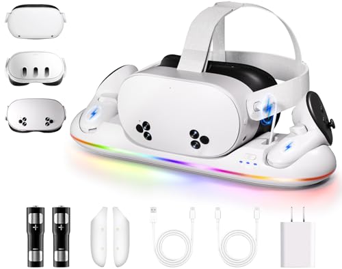 Charging Dock for Meta Quest 3/3S- Fast Charging Station Compatible