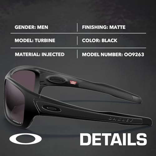 Oakley OO9263 TURBINE – Polarized/Non-Polarized - Rectangle Sunglasses with Official Eyewear Kit Bundle2