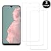 Produktbild SNUNGPHIR Panzerglas Schutzfolie für Samsung Galaxy A30s, 3 Stück Anti-Kratzer Displayschutzfolie aus gehärtetem Glas, Anti-Fingerabdruck, blasenfrei