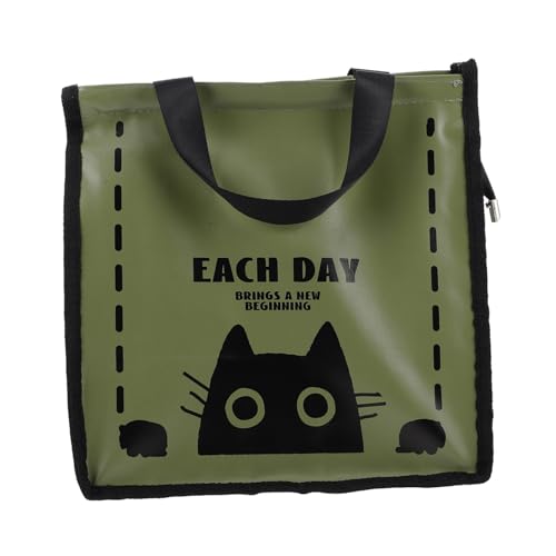 FUNNETOYU Caja bolsa bento portador de bolsa de gato bolsa de transporte de gatos bolsa de almuerzo de las mujeres bolsos mini para mujer bolsa de almuerzo grande para mujer Cuero ecológico