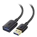 Produktbild Cable Matters USB 3.0 Verlängerung 1m (USB Verlängerung 1m, USB Kabel Verlängerung, USB Xxtender/USB Extension) in Schwarz - 1 Meter