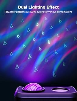 Govee Outdoor Projector, Laser and Aurora Light Projector, Three-Color Motion Laser, Galaxy Light with 16 RGB Patterns, 50 Festive and Daily Scene Modes, Works with Alexa, Google Assistant, Matter