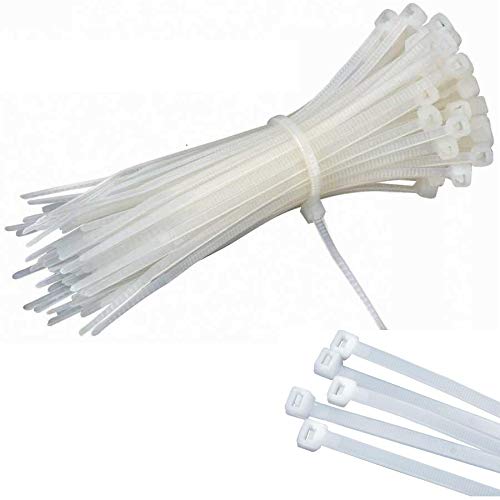 Image of ART IFACT Strong; Natural Nylon Cable Tie (8-inch X 3.6mm; White) -200 Pieces
