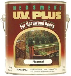 1 Gal Messmer's MHV-500 Natural U.V. Plus Hardwood Deck Transparent Stain (250-VOC)