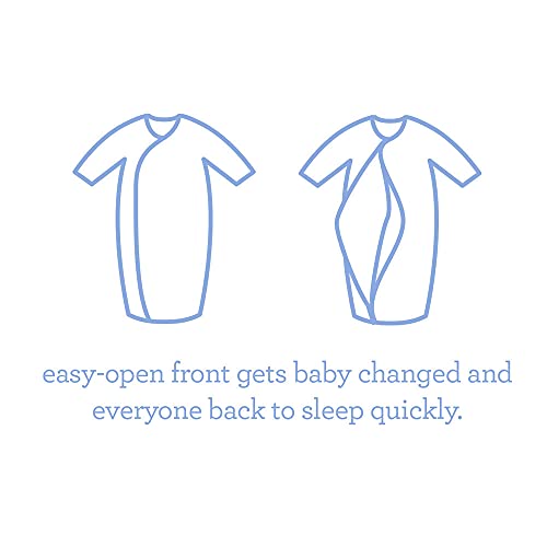 Image of Magnetic Me Modal Newborn Sleeper Gown & Hat Set | Silky Soft Modal Fabric Sleep Sack