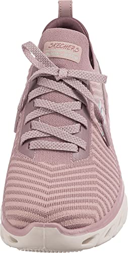 Skechers GLIDE-STEP SPORT-NEW HYPE Womens Trainers Mauve UK 5