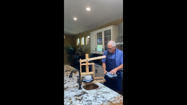 Dutch Style Hardwood Cheese Press