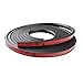 Universal 118'' PVC Car Fender Flares Extension Black Wheel Eyebrow Protector Lip Trim (10FT)