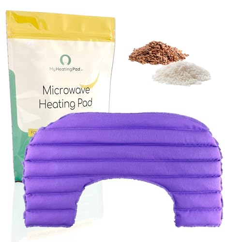 My Heating Pad Microwavable Neck and Shoulder Warmer, Portable Heating Pad for Muscle, Joint, and Tension Relief - Purple, 1 Pack