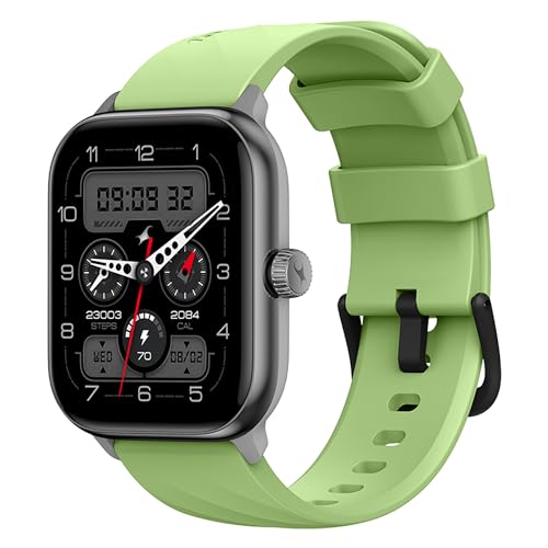 Image of Fastrack Nitro Pro Premium Smartwatch with 1.85 inch AMOLED Display with AOD|390x450 Pixels|SingleSync BT Calling|Functional Crown|100+ Sports Modes|AI Coach|AI Voice Assistant|24x7 Health Suite