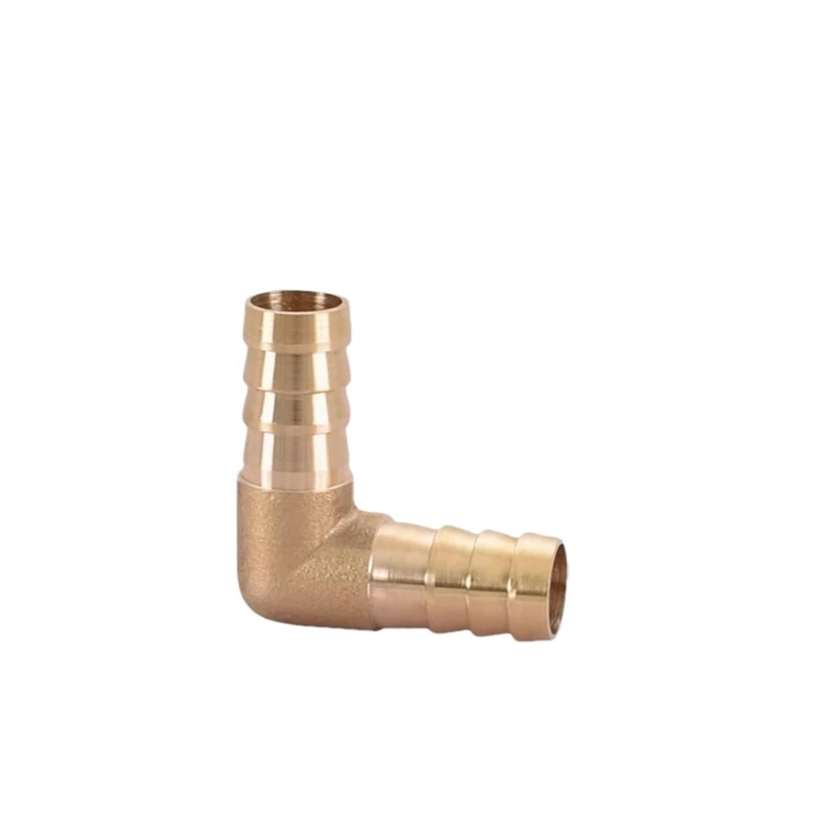 Conector de cobre con púas de latón antiderrames para unión de tubos de 10 mm