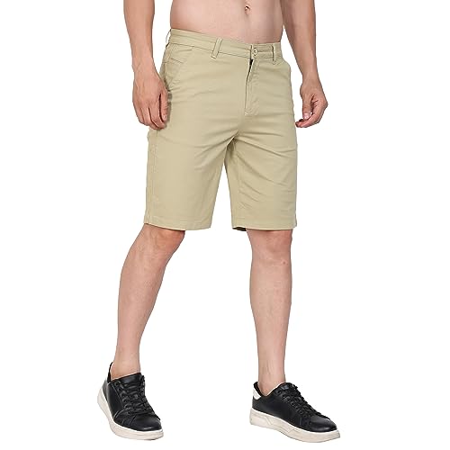 Image of DUPER Men's Regular Fit Cotton Stretchable Welt Pocket Casual /Outdoor Shorts