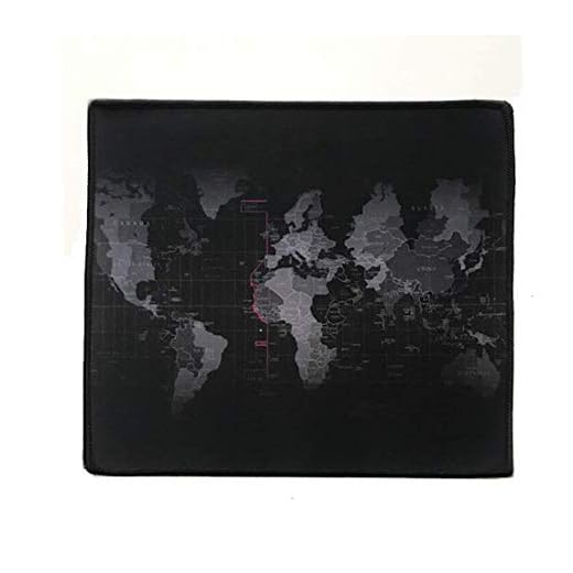 NOVAGO® Tapis de Souris Motif imprimé néoprène antidérapant 22 x 18 cm (Map)