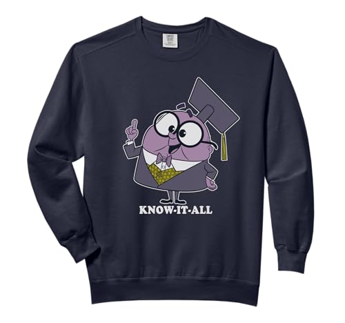 Disney Ralph Breaks the Internet Knowsmore Know-It-All Comfort Colors Adult Sweatshirt