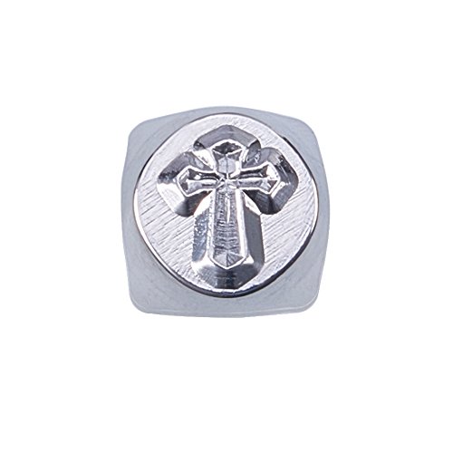 Benecreat 6Mm 1/4" Cross Design Stamps, Metal Punch Stamp Stamping Tool - Electroplated Hard Carbon Steel Tools To Stamp/Punch Metal, Jewelry, Leather, Wood #TOP2