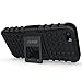 iPhone SE Case, OEAGO iPhone SE Cover Accessories - Tough Rugged Dual Layer Protective Case with Kickstand for Apple iPhone SE - Black