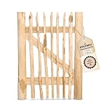 Staketenzaun-Tor aus Edelkastanie (Breite 75 cm x Höhe 100 cm)