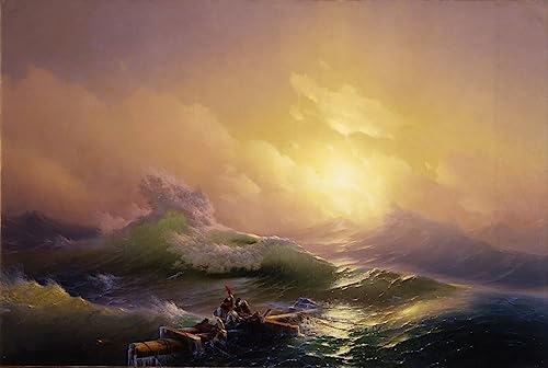Toile la Neuvième Vague Hovhannes Aivazovsky pour une décoration inspirante