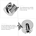 Beaupretty 2pcs 316 Stainless Steel Wire Rope Cable Clamps M4x2 Wire Rope Screw Clips for Rigging and Industrial Lifting Applications