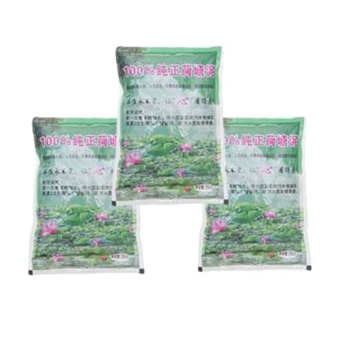 Suelo De Estanque Para Plantas Acuáticas 200g*3, Tierra Estanques Acuáticos, Sustrato Natural Cultivo Plantas De Estanque, Abono Plantas Para, Nenúfares, Hierba Acuática
