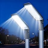 【Sturdy and Durable】Aigostar Farola LED IK08 grado a prueba de explosiones, robusto y duradero, no es fácil de romper, las lámparas y linternas se pueden ajustar en un ángulo máximo de 60 °, puede ajustar el ángulo de iluminación de acuerdo a sus necesidades.