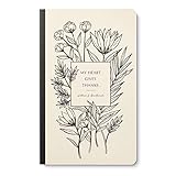 Compendium Softcover Journal - My heart gives thanks… – A Write Now Journal with 128 Lined Pages, 5″W x 8″H