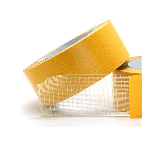 Nastro adesivo in fibra di vetro ad alta resistenza, nastro biadesivo, super adesivo, per tessuti, pelle, industria automobilistica, sigillatura, leghe (25 mm x 25 m)