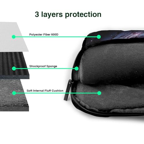 Bolso Tote para Laptop Unisex en Negro 15.6" miniatura 5