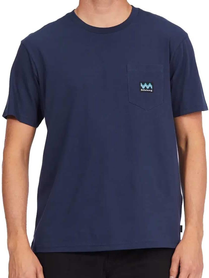 Billabong Labels Pocket T-Shirt - Denim