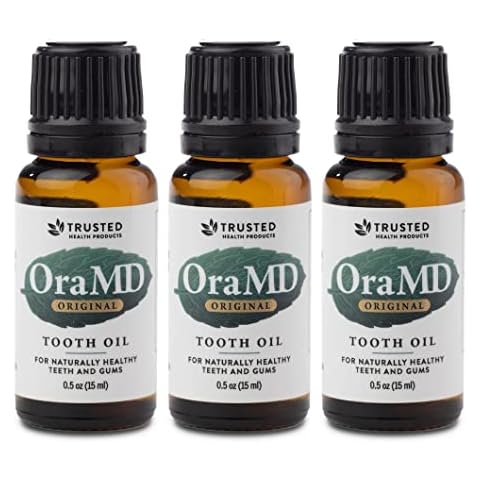 OraMD Original Tooth Oil (3)-Natural Solution for Healthy Teeth & Healthy Gums - Original Tooth Oil with Essential Oils - Toothpaste & Mouthwash Alternative Cover