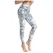 Produktbild Blaue Kornblume Damen Leggings Yoga Training Hosen Jumpsuits Leggings Shorts Dessous Mit Handytasche UltradüNn Schnelltrocknend Fitness Trainieren Leggings Women 34 Grau,S(mit Colour Block Design)