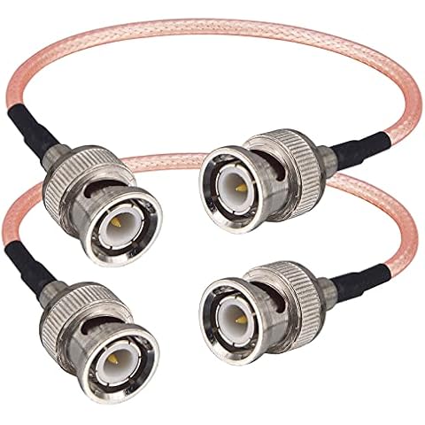 Cable coaxial BOOBRIE BNC Macho a Macho RG316 50ohms 15CM Cover