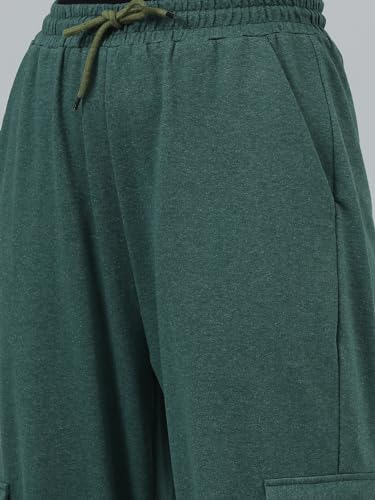 Image of KOTTY Workout Track Pants for Women|Regular Fit Joggers with Pockets and Drawstring Waist|Comfortable Active wear