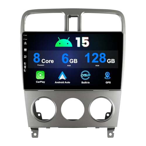 Autoradio CarPlay sans fil avec puce DSP intégrée et écran IPS 9 pouces pour Subaru Forester
